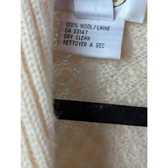 Talbot's Wool toggle knit cardigan sweater Small - Picture 4 of 7